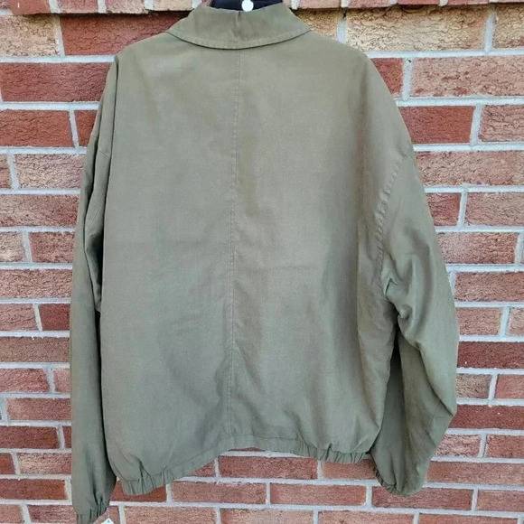 Towne by London Fog Brown Suede Lightweight Jacket Men's Size Large Lined - Picture 2 of 7